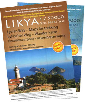 lycian way map